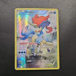 Pokemon TCG Keldeo XY118 Promo Holo Basic 90 HP XY English Card - Image 1