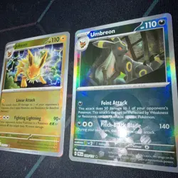 Lot Of 2 Pokemon TCG Prismatic Evolutions Pokeball Cards Near Mint - Image 3
