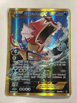 Gyarados EX (Secret) 123/122 Breakpoint Holo Pokemon TCG Awesome Card - Image 1