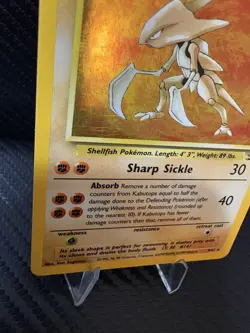 Kabutops Holo 9/62 – Fossil Set – Vintage WOTC Pokemon Card – MP – See Photos - Image 5