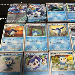 Pokemon Japanese Piplup Prinplup Empoleon Cards Lot of 100 Mixed Collection - Image 2