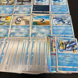 Pokemon Japanese Piplup Prinplup Empoleon Cards Lot of 100 Mixed Collection - Image 5