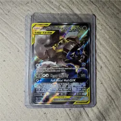 Lucario & Melmetal GX SM192 TAG TEAM Promo Sun & Moon Holo Pokemon Card - Image 1