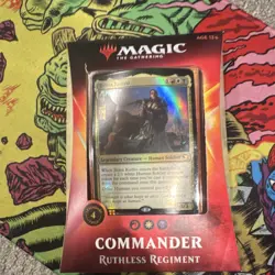Magic: The Gathering Commander 2020 Ruthless Regiment 100-Card Deck Foils - Image 1