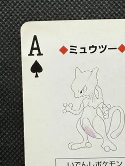 Pokemon Mewtwo Ace of Spades Green Venusaur Deck Playing Card Poker Nintendo - Image 2
