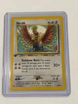 Ho-oh- 18/64 - Pokemon Neo Revelation 1st Edition - Rare Card - Image 1
