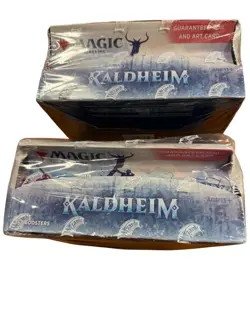 Magic: The Gathering Wizards of The Coast Kaldheim Set Booster Box Dented Read 630509971138 - Image 2