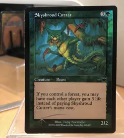 Magic the Gathering: Nemesis Skyshroud Cutter Foil MtG - Image 1