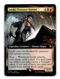 Locke, Treasure Hunter (Extended Art) R Commander: FINAL FANTASY 177 NM - Image 1
