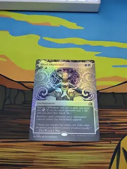 Blind Obedience Wilds of Eldraine: Enchanting Tales Foil - Image 1