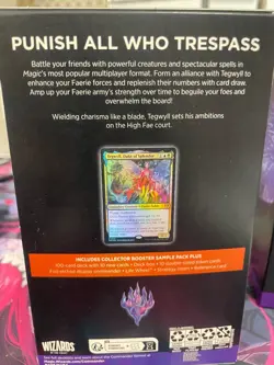 MTG - FAE DOMINION WILDS OF ELDRAINE COMMANDER DECK SEALED +SAMPLE PACK INSIDE - Image 2