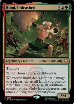 MTG Bumi, Unleashed (211) | NM | Avatar: The Last Airbender (TLA) - Image 1