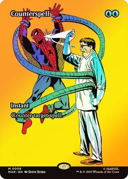 Counterspell Foil Borderless Marvel's Spider-Man NM MTG - Image 1