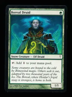 * * 1x Boreal Druid x1 * * Coldsnap MTG Close to NM Near Mint - Image 1