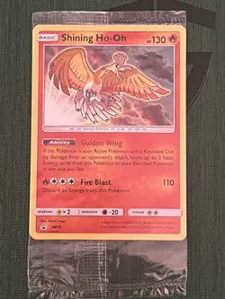 Shining Ho-Oh 2016-19 Pokemon SM Black Star Promos #SM70 Sealed NM - Image 1