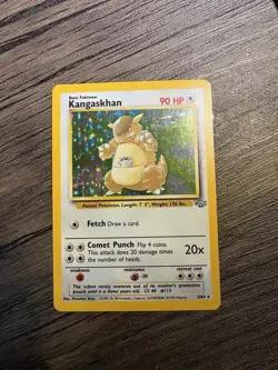 Pokemon TCG Jungle Kangaskhan Card 5/64 Holo Rare - Image 1