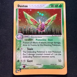 Dustox 6/109 EX Ruby & Sapphire Rare Holo Pokemon Card Swirl Mint - Image 1