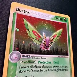Dustox 6/109 EX Ruby & Sapphire Rare Holo Pokemon Card Swirl Mint - Image 3