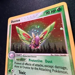 Dustox 6/109 EX Ruby & Sapphire Rare Holo Pokemon Card Swirl Mint - Image 4
