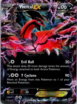 Yveltal EX XY08 Promo XY Black Star Promos Pokemon NM - Image 1