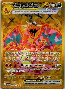 Charizard ex 228/197 Hyper Rare Obsidian Flames Pokemon NM - Image 1