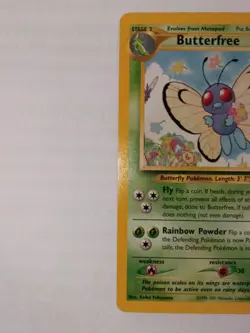 Pokemon Vintage Southern Islands Butterfree English 9/18 Rare - Image 2