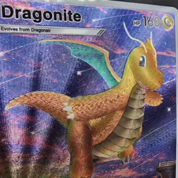 Pokemon Dragonite Pocket TCG Custom Made Fan Art Holo With Texture - Image 2