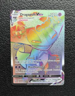 Pokemon TCG - Dragapult VMAX 197/192 - Rainbow Secret Rare - Rebel Clash *NM/M - Image 1