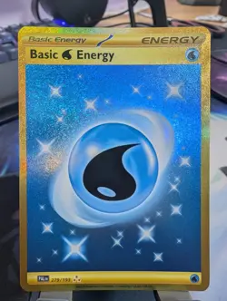 Pokemon TCG Basic Water Energy 279/193 Evolved SV02 Paldea Holo - Image 1