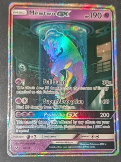 Mewtwo GX 78/73 Shining Legends Secret Rare Pokemon TCG - Image 1