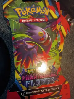 Pokemon Mega Evolution Phantasmal Flames 4x Sleeved Booster Pack Art Set - Image 3
