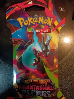 Pokemon Mega Evolution Phantasmal Flames 4x Sleeved Booster Pack Art Set - Image 4