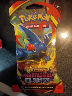 Pokemon Mega Evolution Phantasmal Flames 4x Sleeved Booster Pack Art Set - Image 5