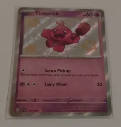 Pokemon TCG: Paldean Fates - Tinkatink (165/091) - Image 1