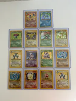 Pokemon Base Set 14 Holo Lot. Charizard. Blastoise. Venusaur Promo. - Image 1