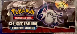 POKEMON : PLATINUM SUPREME VICTORS EMPTY DISPLAY BOX TCG 2009 - Image 5