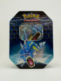Pokemon TCG Hidden Fates Gyarados GX Tin Factory Sealed Brand New - Image 4