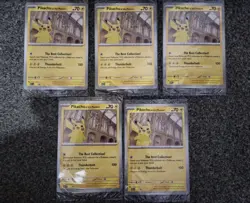 Pokemon Pikachu At The Museum x Natural History London Jumbo Card - Sealed x5 - Image 1