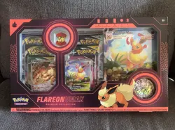 2022 Pokemon TCG – Flareon VMAX Premium Collection Box – Factory Sealed - Image 1