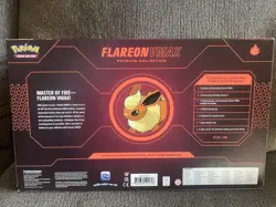 2022 Pokemon TCG – Flareon VMAX Premium Collection Box – Factory Sealed - Image 2