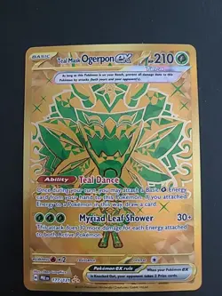 Teal Mask Ogerpon ex - 177/131 - Pokemon Prismatic Evolutions Hyper Rare NM - Image 1