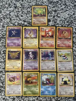 Foreign Pokemon TCG Lot. Holo, First Edition, and Base Set. MP-HP - Image 1
