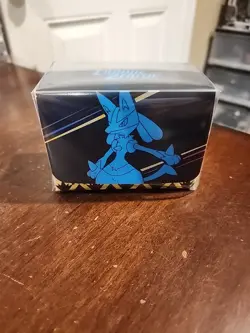 Pokemon TCG Crown Zenith ETB Collection Lucario Deck Box - Image 1