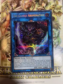 UNCHAINED ABOMINATION * 1ST EDITION PRISMATIC SECRET MP20-EN175 YUGIOH NM - Image 1