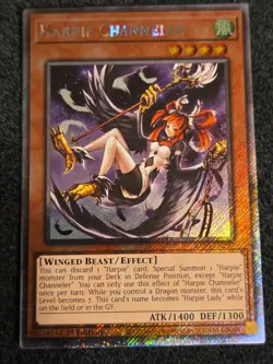 Harpie Channeler 1st Edition Platinum Secret Rare RA04-EN207 Yu-Gi-Oh! - Image 1