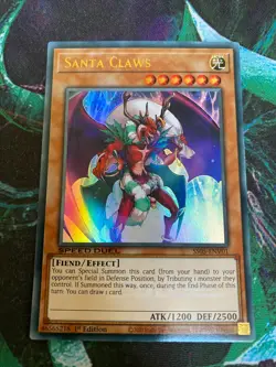 Yu-Gi-Oh! Santa Claws - SS05-ENV01 - NM - 1st Ed Ultra Rare - Image 1