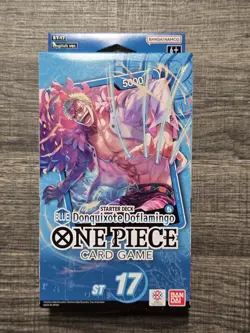 ONE PIECE TCG: Donquixote Doflamingo STARTER DECK (ST-17) New/Sealed English PRB - Image 1