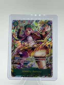 One Piece CCG Jewelry Bonney Op12-118 Sec Alt Art - Image 1