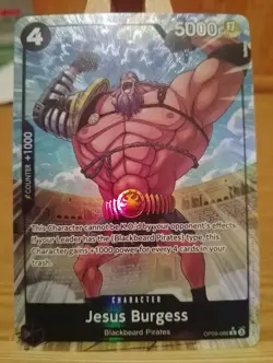 One Piece TCG Jesus Burgess OP09-086 Alt Art English Near Mint - Image 1
