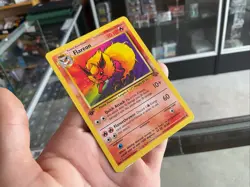 Flareon LP 19/64 First Edition Jungle Regular Rare Non Holo Pokemon Card 1999 - Image 4